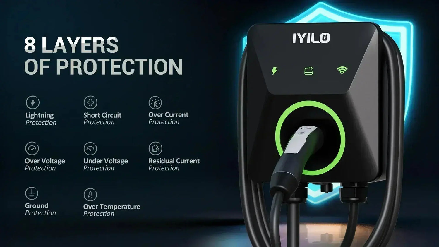 IYILO nacs level 2 ev charger