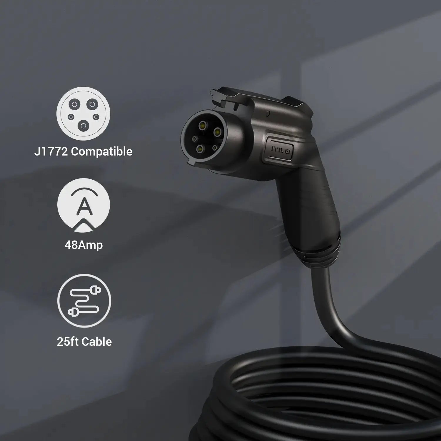 IYILO Pro Level 2 EV Charger Hardwired with energy meter - 48A - IYILO