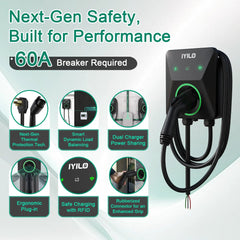 IYILO Pro EV Charger level 2 Hardwired with energy meter - 48A IYILO