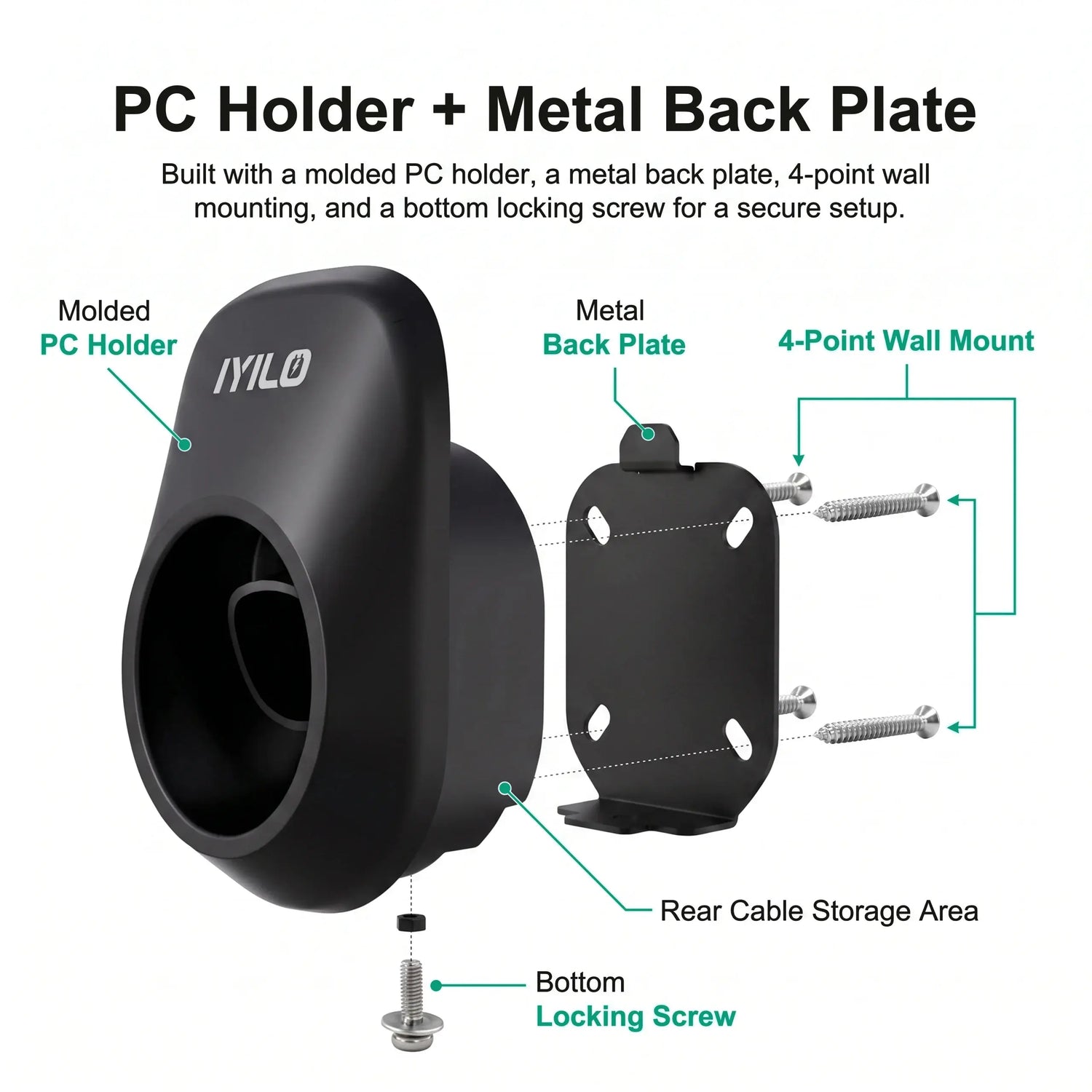 IYILO J3400 EV Charger Connector Holster
