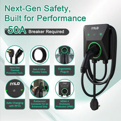 IYILO Level 2 EV Charger Plug In - 40A IYILO