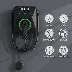IYILO Level 2 EV Charger Plug In - 40A - IYILO