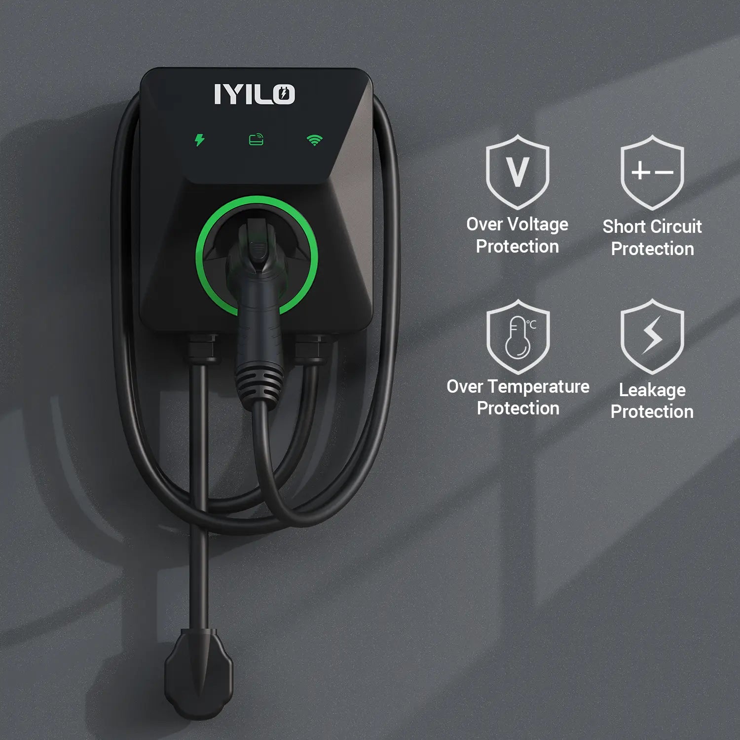IYILO Pro Level 2 EV Charger Hardwired - 48A - IYILO